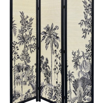 Ширма декоративная 3 секции из бамбука ''В краю магнолий''