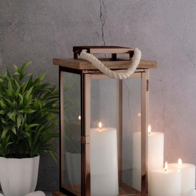 Подсвечник "Rubinstein Blaze" (розовое золото)