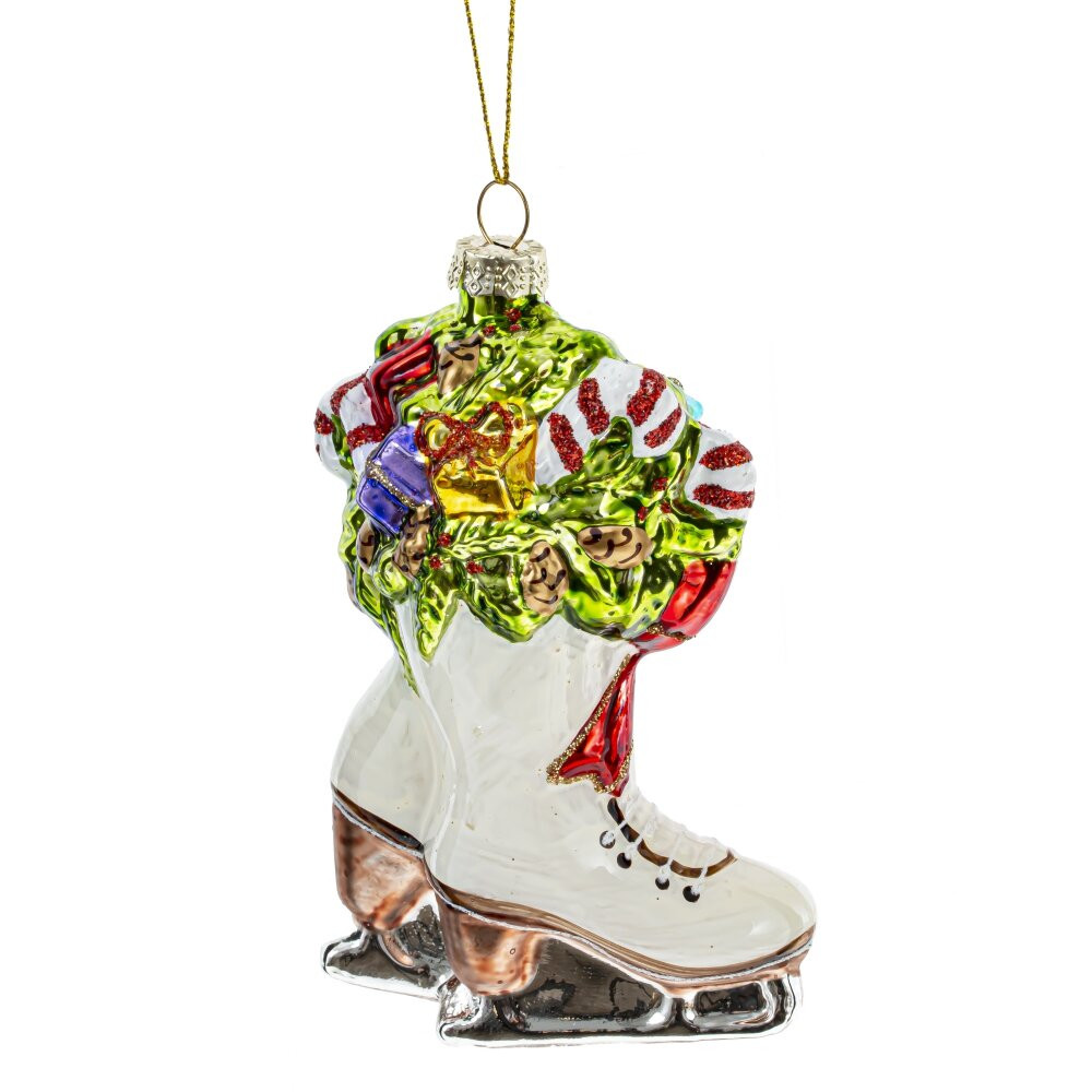 Украшение новогоднее "Коньки", L9,5 W6,5 H13,5 см