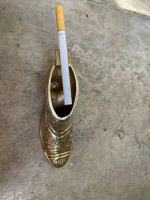 Пепельница "Туфля" латунь резная CHUNIYA JALI 8802072 l-16 см