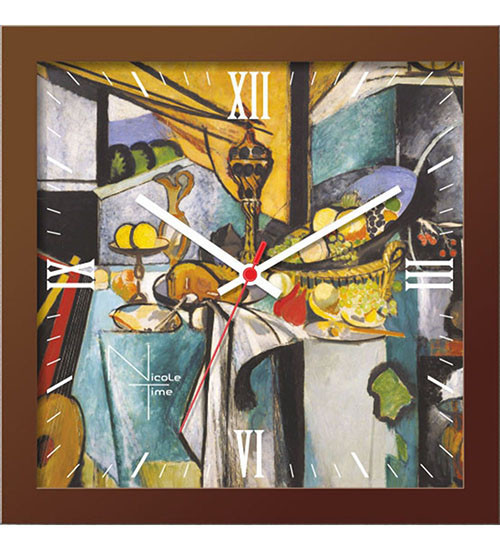 SLT- 80  Часы настенные в стиле модерн е "MATISSE"