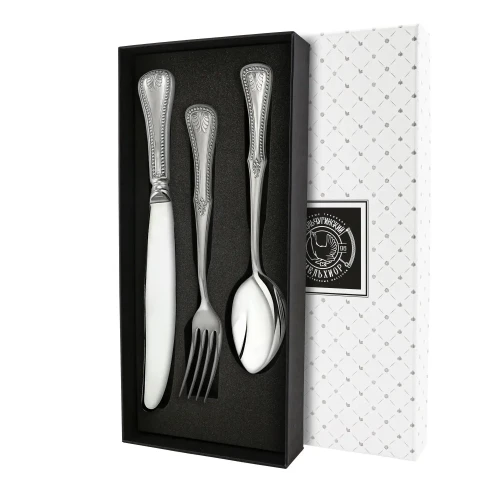 Набор столовый "№11" с чернением 3 предмета