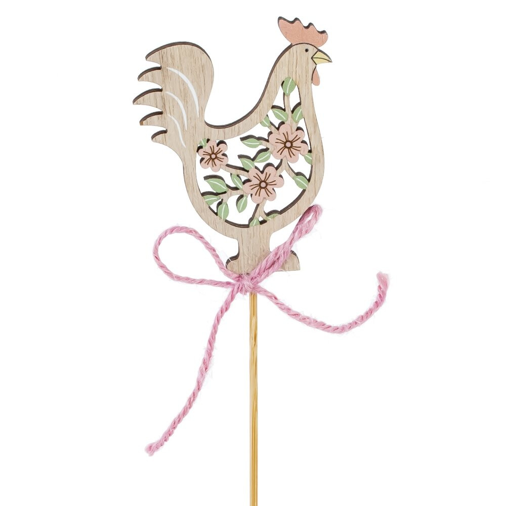 Изделие декоративное (вставка) "Петух" (6*1,5*7,5), L6 W1,5 H31 см