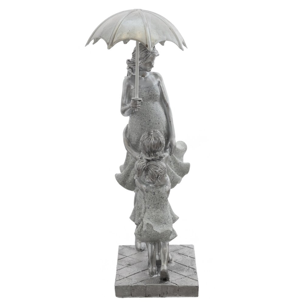 Фигурка декоративная "Девушка с детьми", L13,5 W10,5 H26,5 см