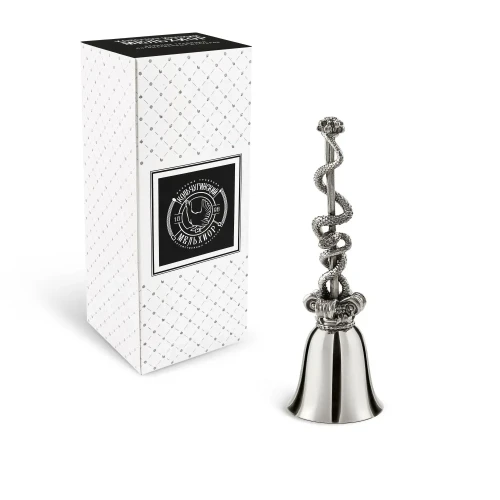 Колокольчик "Змея" никелированный