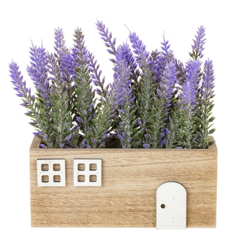 Цветочная композиция "Лаванда", L17 W6 H17,5 см