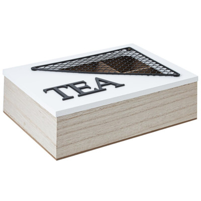 Шкатулка для чайных пакетиков, L24 W17 H8 см