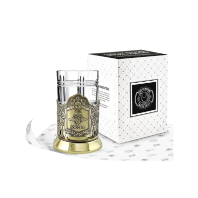 Набор для чая латунный "МВД"