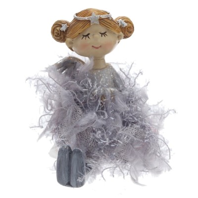 Фигурка декоративная "Ангел", 2в., L6 W6 H6,5
