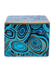 Набор шкатулок "Голубой минерал"