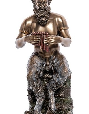 Статуэтка "Бог Пан с флейтой"