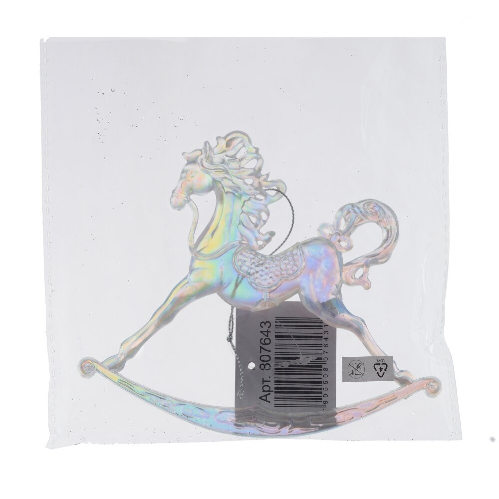 Украшение новогоднее   "Лошадка", L14,5 W1 H12 см