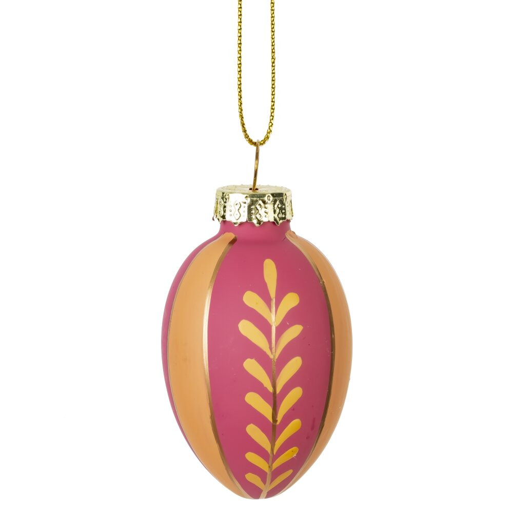 Набор из 3-х изделий декоративных подвесных "Яйцо пасхальное" (4,5*8), L13,5 W7 H5 см