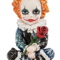 Статуэтка "Шут с цветком"