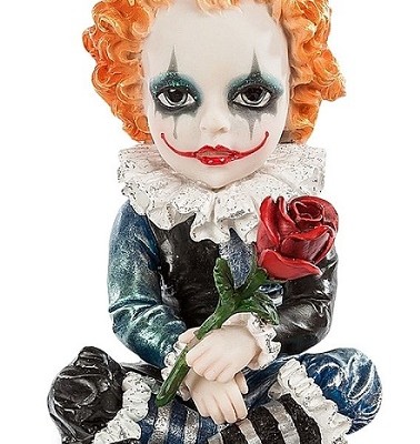 Статуэтка "Шут с цветком"