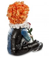 Статуэтка "Шут с цветком"