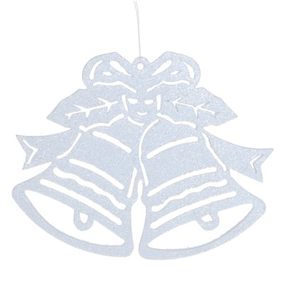 Набор из 4 новогодних украшений, "колокольчики", 15,2 см