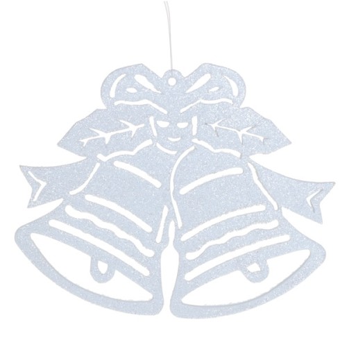 Набор из 4 новогодних украшений, "колокольчики", 15,2 см