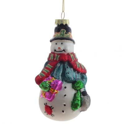 Украшение новогоднее "Снеговик", L7 W5,5 H14 см Украшение новогоднее "Снеговик", L7 W5,5 H14 см
