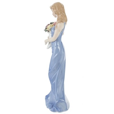 Фигурка декоративная "Девушка", L10 W7 H28 см