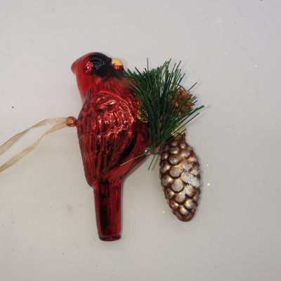 Украшение новогоднее "Птичка", L11 W5 H7 см