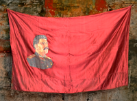 Знамя "Слава великому Сталину!"