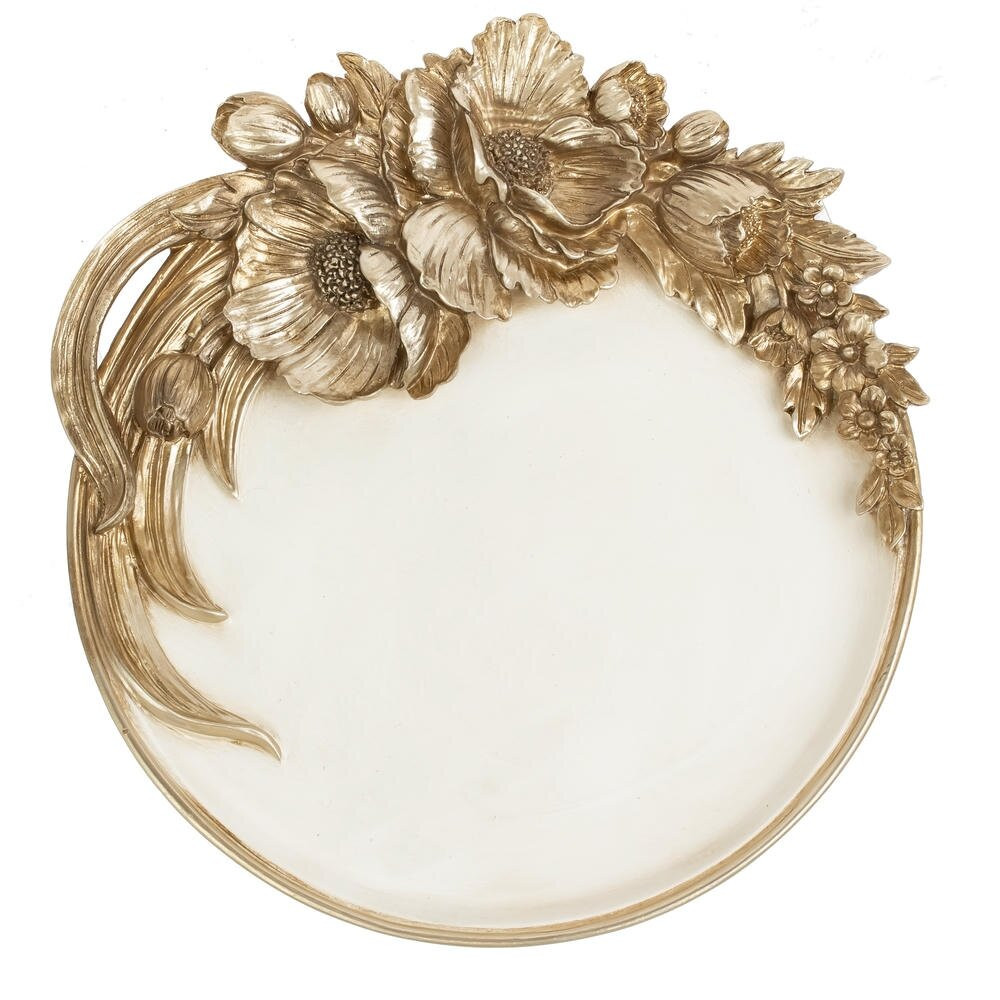 Блюдо декоративное, L24 W23 H3 см