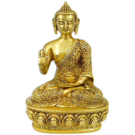 Будда статуэтка бронза 240*165*110мм