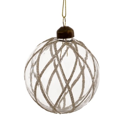 Украшение новогоднее "Шар", D 8 см, L8 W8 H10 см Украшение новогоднее "Шар", D 8 см, L8 W8 H10 см