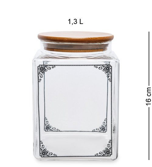 GS- 06 Банка для сыпучих "Антураж" 1,3л