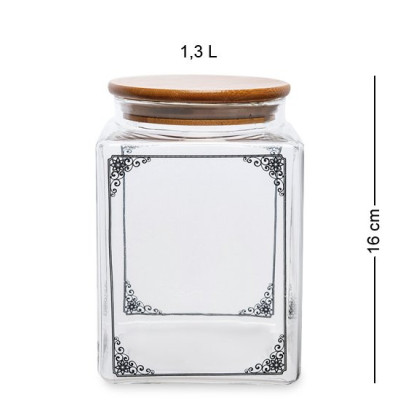 GS- 06 Банка для сыпучих "Антураж" 1,3л