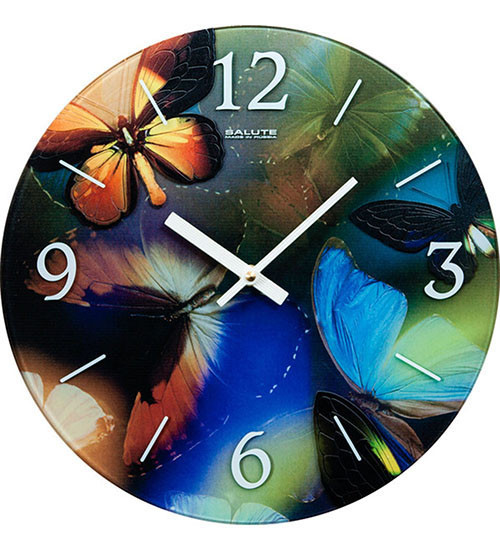 SLT- 93 Часы настенные "BUTTERFLY"