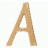 Латунная буква "А"