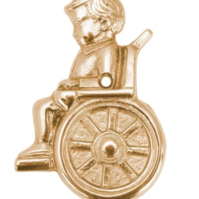 Табличка латунная "Для мальчиков"