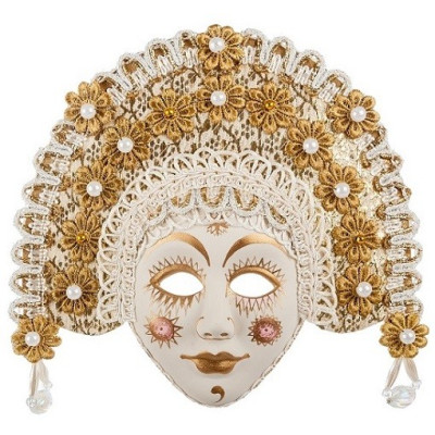 Маска "Золотые цветы"