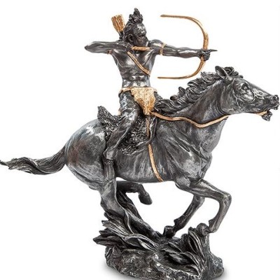 Статуэтка "Индеец на охоте"