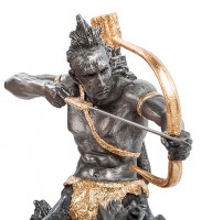 Статуэтка "Индеец на охоте"