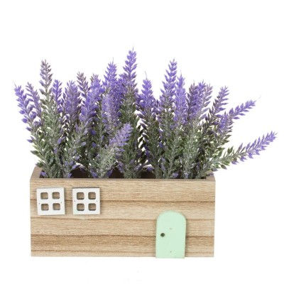 Цветочная композиция "Лаванда", L17 W6 H17,5 см