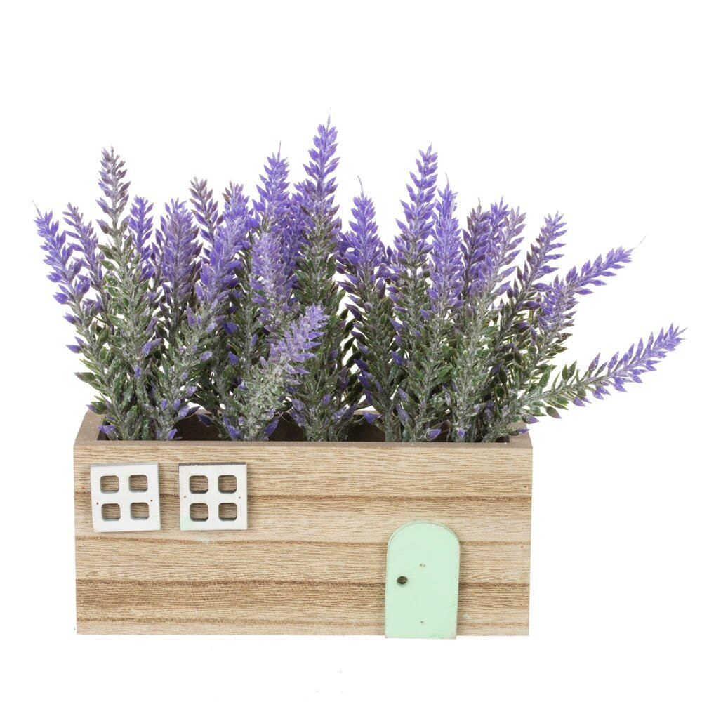 Цветочная композиция "Лаванда", L17 W6 H17,5 см