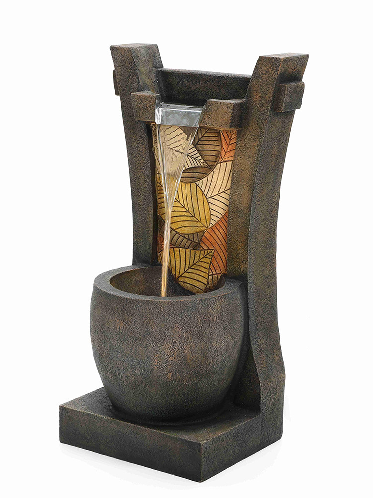 Фонтан декоративный Листопад с подсветкой
