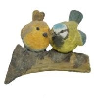 Декоративная садовая фигурка "Синички на ветке" 