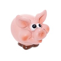 Фигурка декоративная "Свинка", L6 W4 H4,5см, 3в.