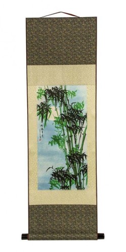 Настенное панно "Бамбуковая роща" Настенное панно "Бамбуковая роща"