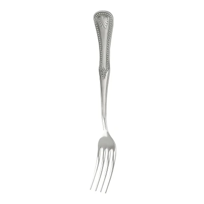 Вилка столовая №11 из мельхиора с посеребрением