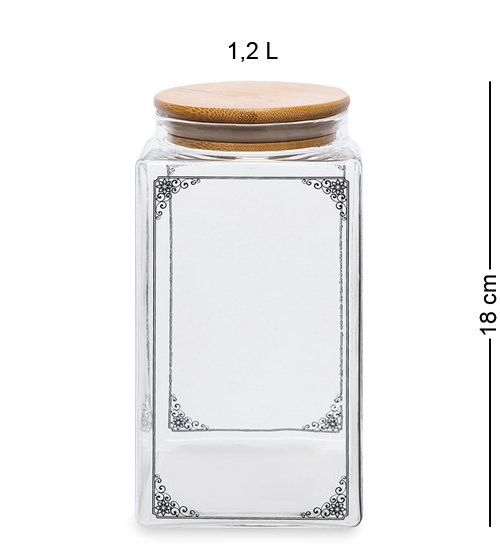 GS- 07 Банка для сыпучих "Антураж" 1,2л