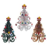 Фигурка декоративная "Ёлка", L14 W1,5 H18,5 см, 3в.