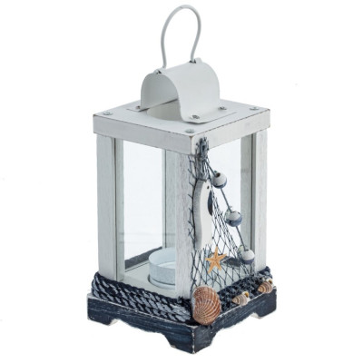 Подсвечник, L9 W9,5 H17 см