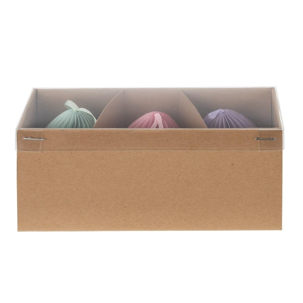 Набор из 3-х изделий декоративных подвесных "Яйцо" (5*7), L16 W5,5 H8 см