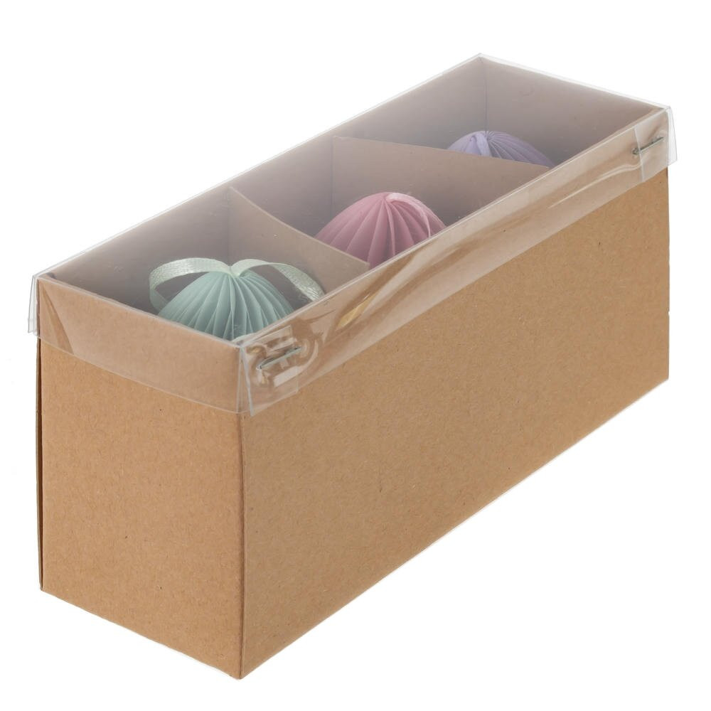 Набор из 3-х изделий декоративных подвесных "Яйцо" (5*7), L16 W5,5 H8 см