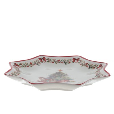 Блюдо для сервировки "Новогодняя ёлка", L25 W25 H3 см